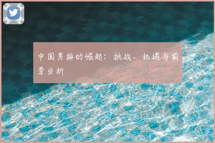 中国男排的崛起：挑战、机遇与前景分析